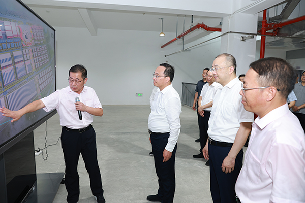 2024年7月23日，淮安市市长顾坤调研乐鱼南厂区技改项目建设