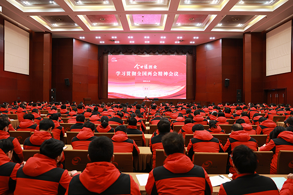 乐鱼酒业学习贯彻全国两会精神